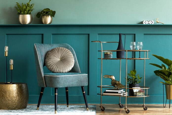 Déco vert canard : cette tendance déco qui revient